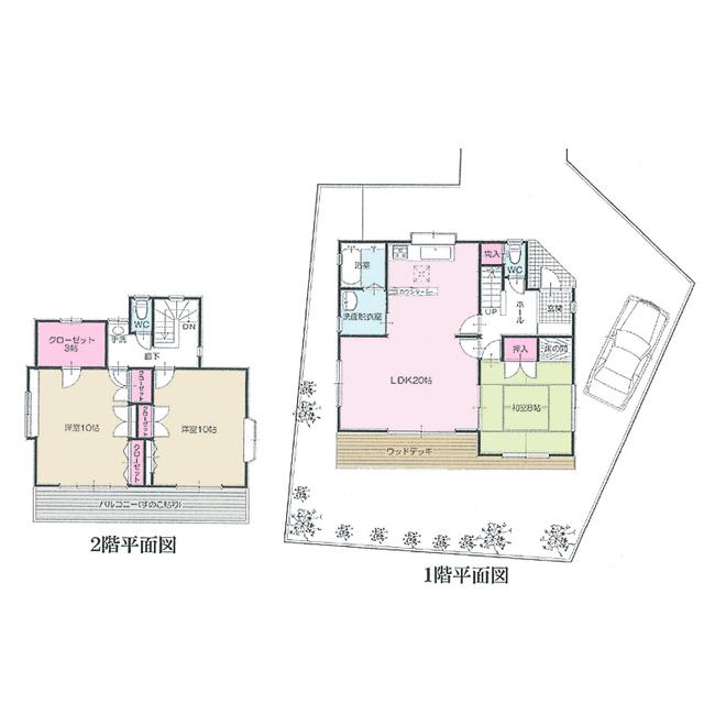Floor plan. 41,800,000 yen, 3LDK, Land area 228.07 sq m , Building area 117.32 sq m