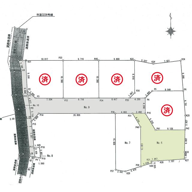 Compartment figure. Land price 15.8 million yen, Land area 118.77 sq m