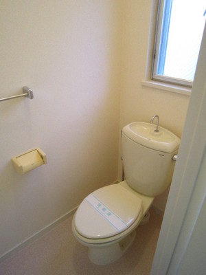 Toilet. There is a window, You can ventilation