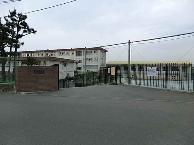 Junior high school. Chigasaki until the municipal pine forest Junior High School 1121m