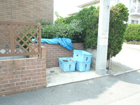 Other common areas. Village garbage collection point