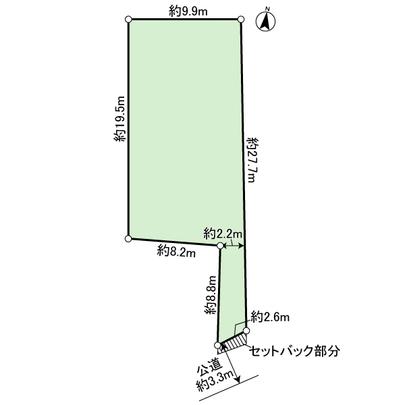 Compartment figure.  ■ Land area, 215.12 sq m , With Furuya (current state delivery)