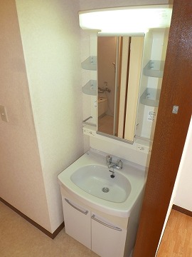 Washroom. Vanity equipped