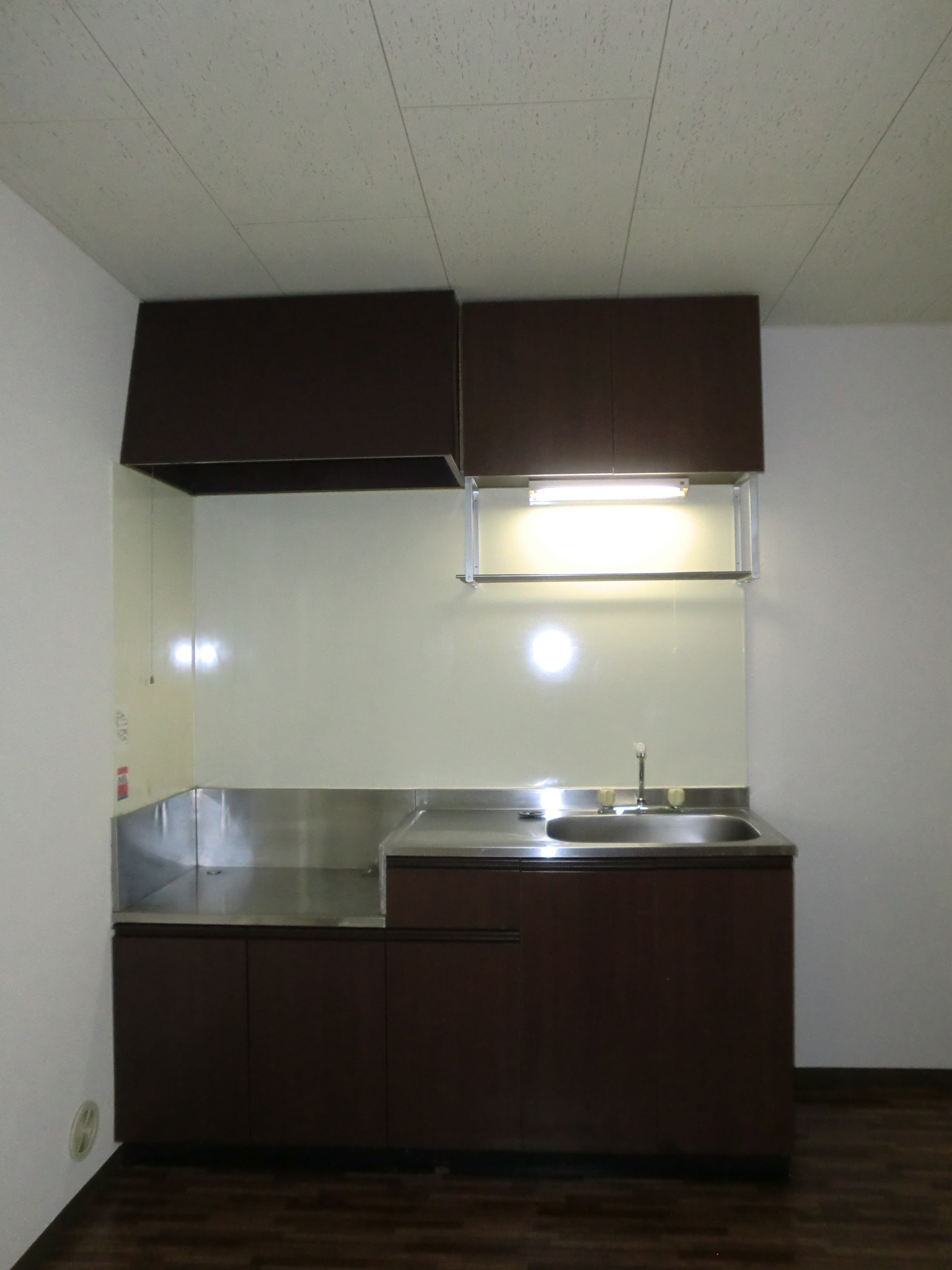 Kitchen. Put the two-burner gas stove
