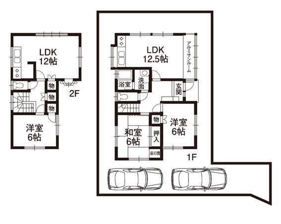 Floor plan. 21,800,000 yen, 3LDK, Land area 131.34 sq m , Building area 99.15 sq m