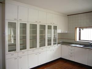 Kitchen. With cupboard