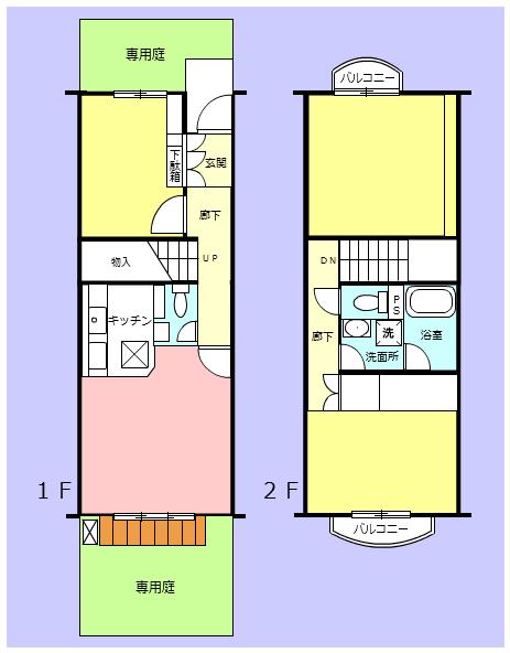 Floor plan. 3LDK, Price 13.8 million yen, Occupied area 86.25 sq m , Balcony area 3.99 sq m floor plan
