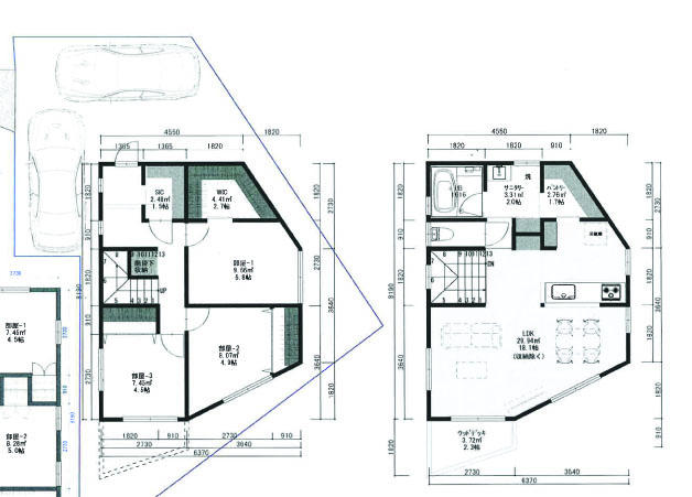 Floor plan. 44,800,000 yen, 3LDK, Land area 114.98 sq m , Building area 98.54 sq m