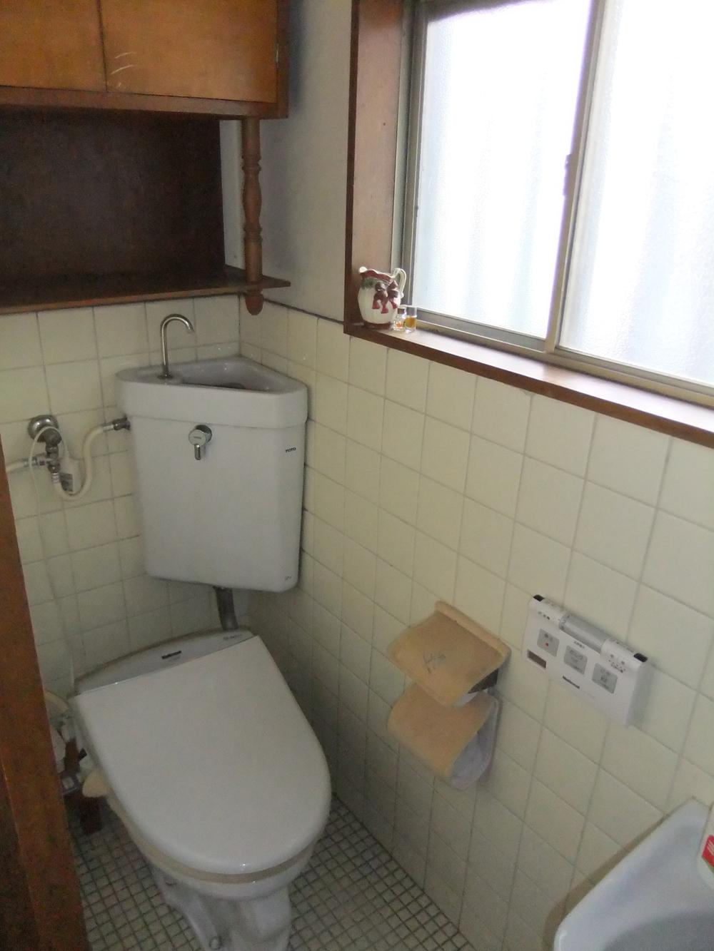 Toilet. Bright toilet