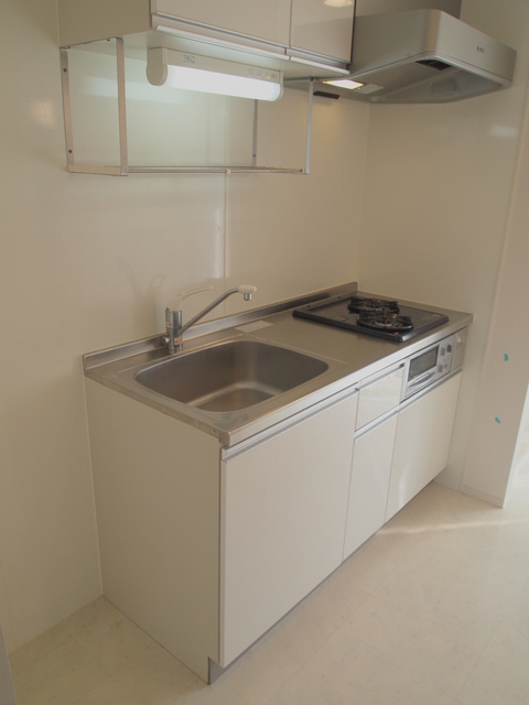 Kitchen. Built shallow rent 1K of Daiwa House construction