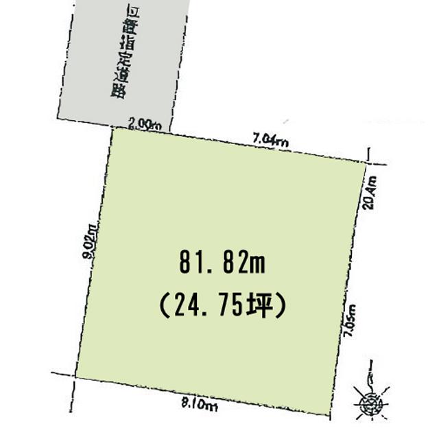 Compartment figure. 23.8 million yen, 3LDK + S (storeroom), Land area 81.82 sq m , Building area 86.94 sq m
