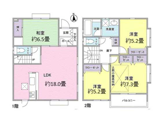 Floor plan. 4LD ・ K