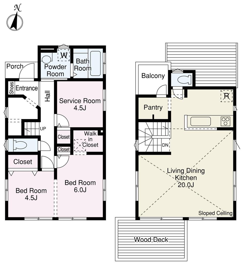Floor plan. 38,500,000 yen, 1LDK + S (storeroom), Land area 149.04 sq m , Building area 89.01 sq m