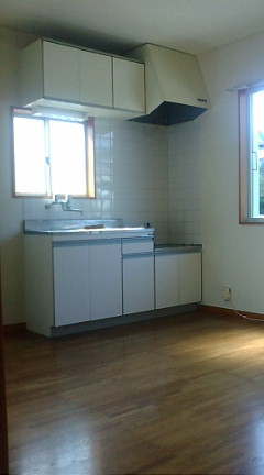 Kitchen. Bright kitchen window there