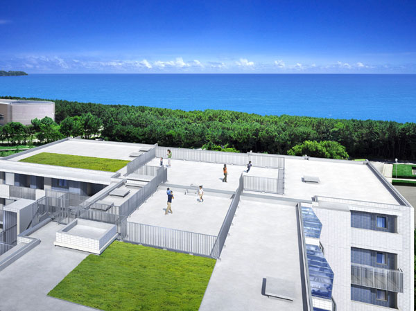 Features of the building.  [Sky Terrace] (Rendering) ※ Which was subjected to some CG processing to those taken from the local 7-floor equivalent to the August 2011, In fact a slightly different.