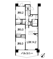 Floor: 3LDK + WIC, the occupied area: 73.02 sq m, Price: 34,900,000 yen, now on sale