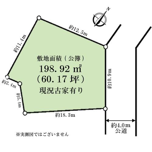Compartment figure. Land price 62 million yen, Land area 198.92 sq m compartment view