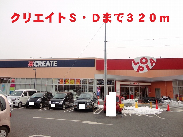 Dorakkusutoa. Create S ・ 320m up to D (drugstore)