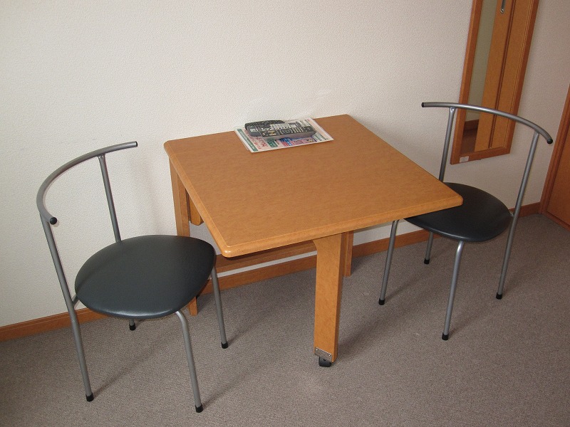 Other Equipment. Convenient collapsible tables and chairs
