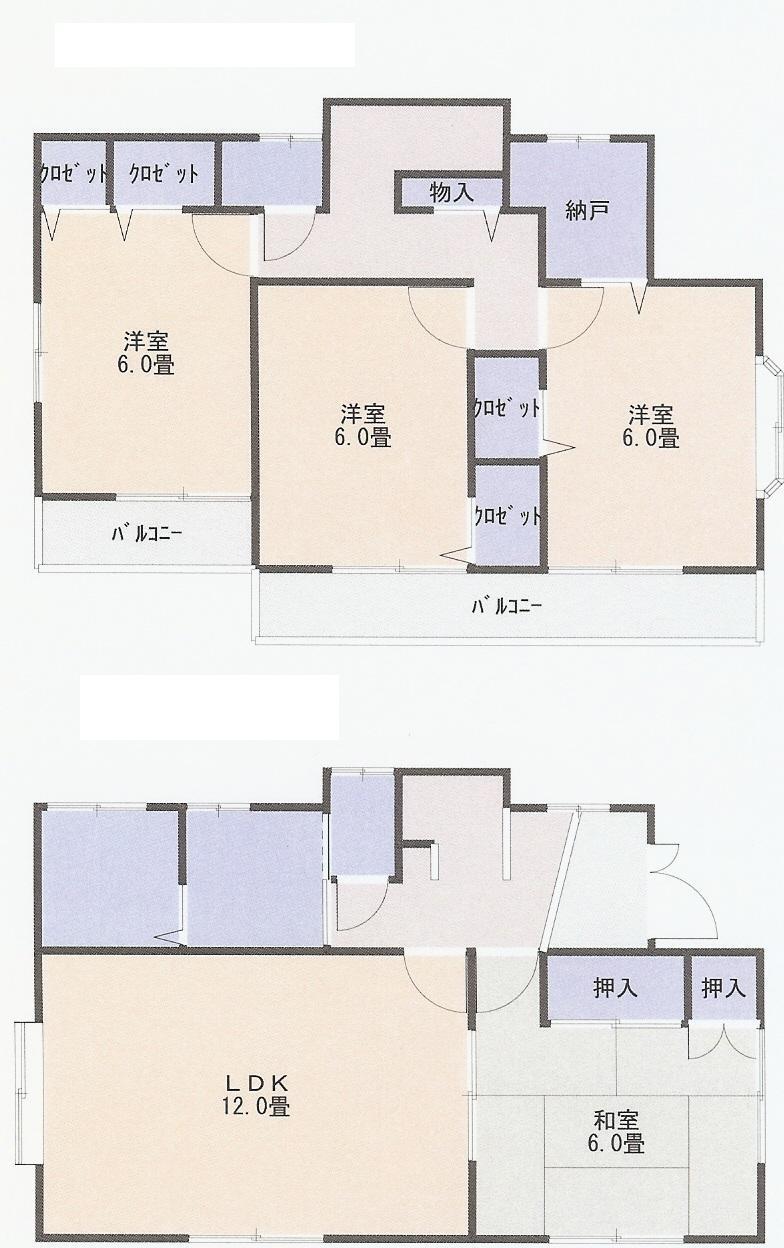 Floor plan. 24 million yen, 4LDK + S (storeroom), Land area 106.02 sq m , Building area 91.93 sq m