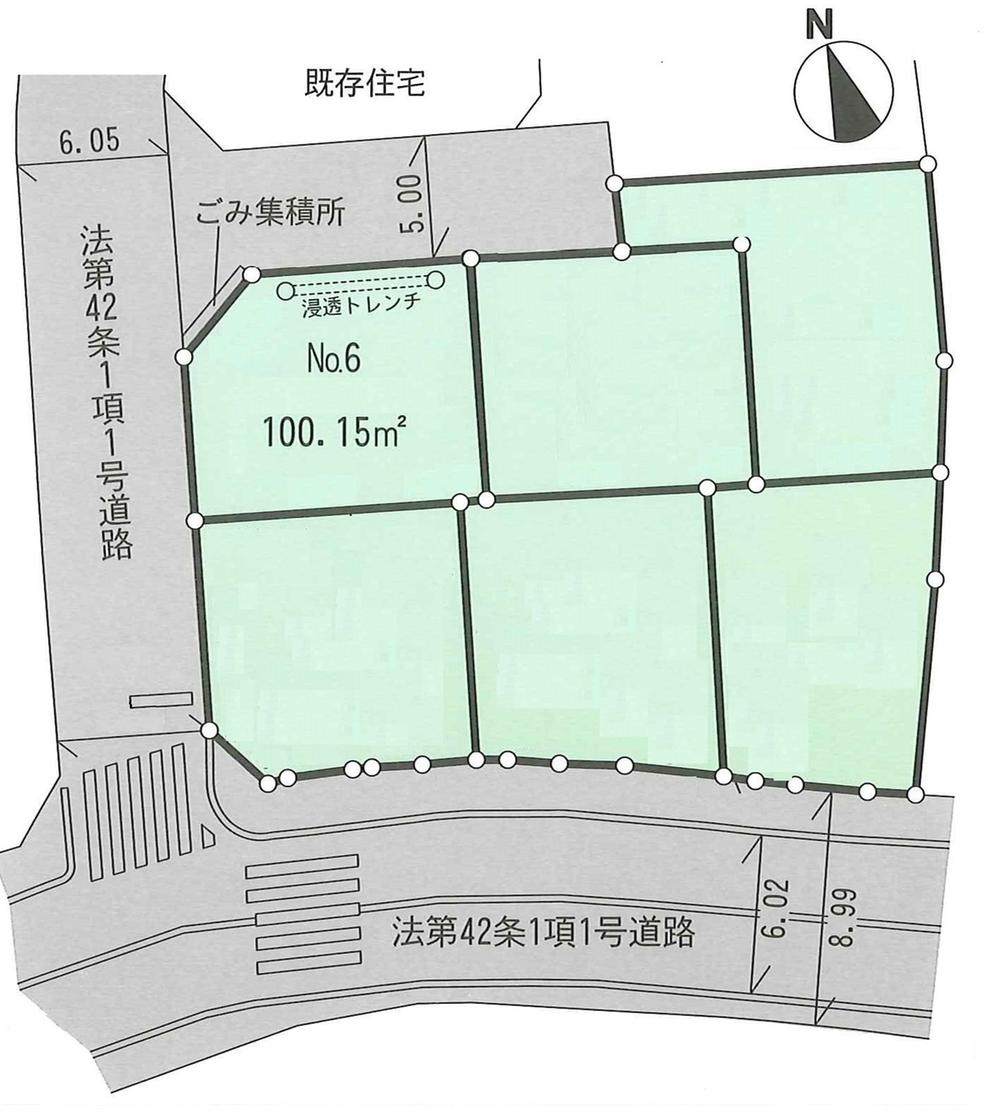 Compartment figure. Land price 18 million yen, Land area 100.15 sq m