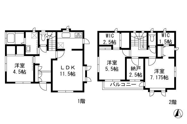 Floor plan. 28.8 million yen, 3LDK+S, Land area 123.69 sq m , Building area 102.3 sq m