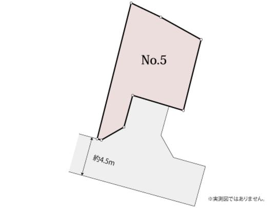 Compartment figure. Land price 18,800,000 yen, Land area 100 sq m compartment view