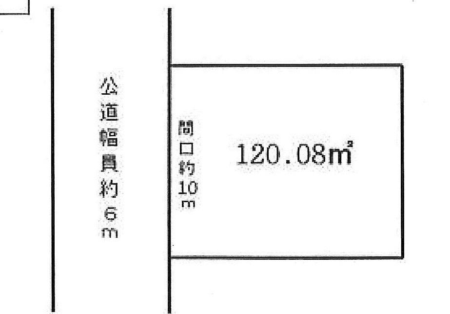 Compartment figure. Land price 18,800,000 yen, Land area 120.08 sq m