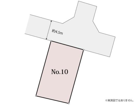 Compartment figure. Land price 17.8 million yen, Land area 100 sq m compartment view