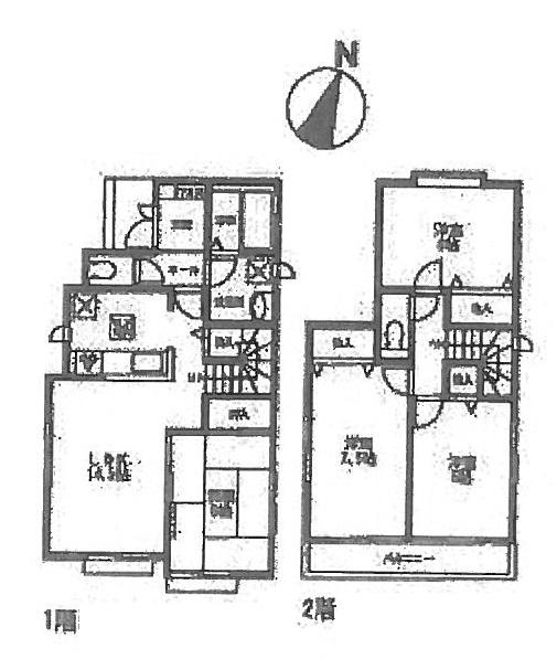 Floor plan. (1 Building), Price 28.8 million yen, 4LDK, Land area 102.09 sq m , Building area 93.98 sq m