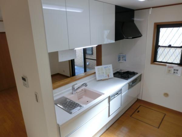 Kitchen. New goods exchange adopted EIDAI manufactured by multi-function system Kitchen. Water purification function shower faucet, Dishwasher dryer, Artificial marble counters and sinks, This drawer storage and a high-spec of sliding. 