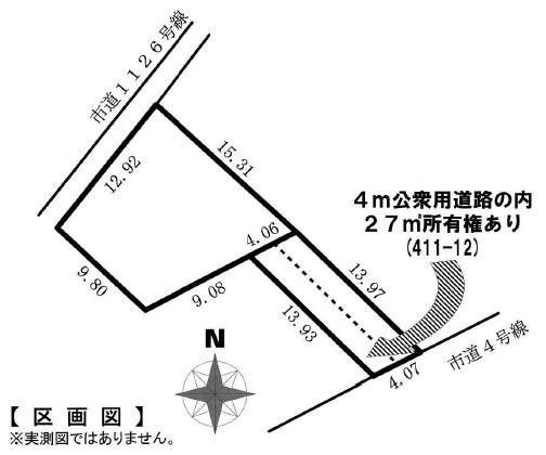 Compartment figure. Land price 19,800,000 yen, Land area 160.36 sq m