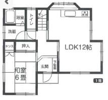 Floor plan. 16.8 million yen, 3LDK, Land area 99.22 sq m , Building area 72.7 sq m 1 floor Floor