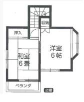 Floor plan. 16.8 million yen, 3LDK, Land area 99.22 sq m , Building area 72.7 sq m 2 floor Floor