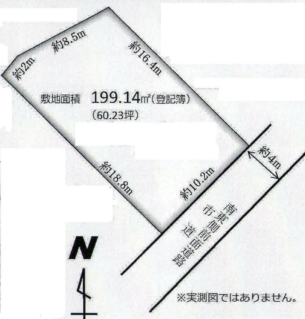 Compartment figure. Land price 34,800,000 yen, Land area 199.14 sq m