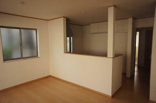 Kitchen. Living viewed from the kitchen