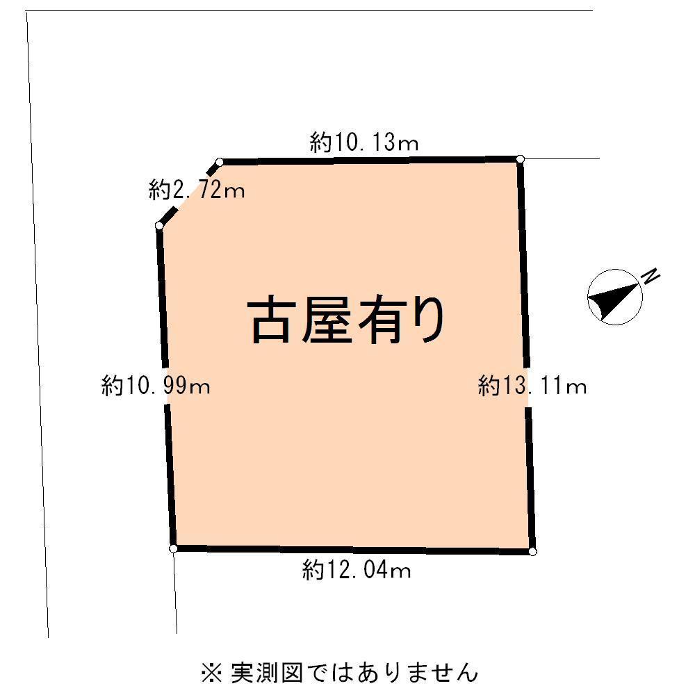Compartment figure. Land price 37,800,000 yen, Land area 155.09 sq m