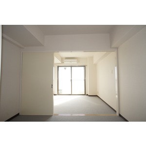 Living and room. Western-style two-chamber Sliding door partition