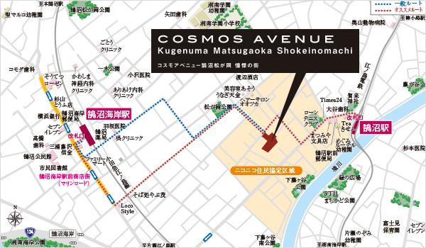 Local guide map. Peripheral guide map