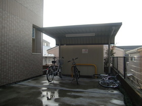 Other common areas. Place for storing bicycles