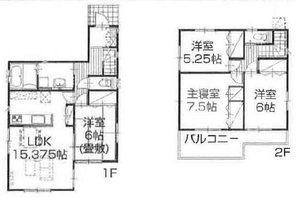 Floor plan. (Seongnam No1), Price 39,400,000 yen, 4LDK, Land area 115.67 sq m , Building area 98.8 sq m