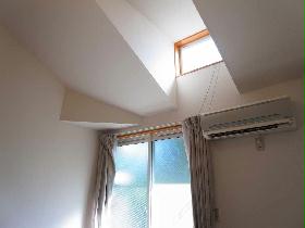 Living and room. 2F skylight