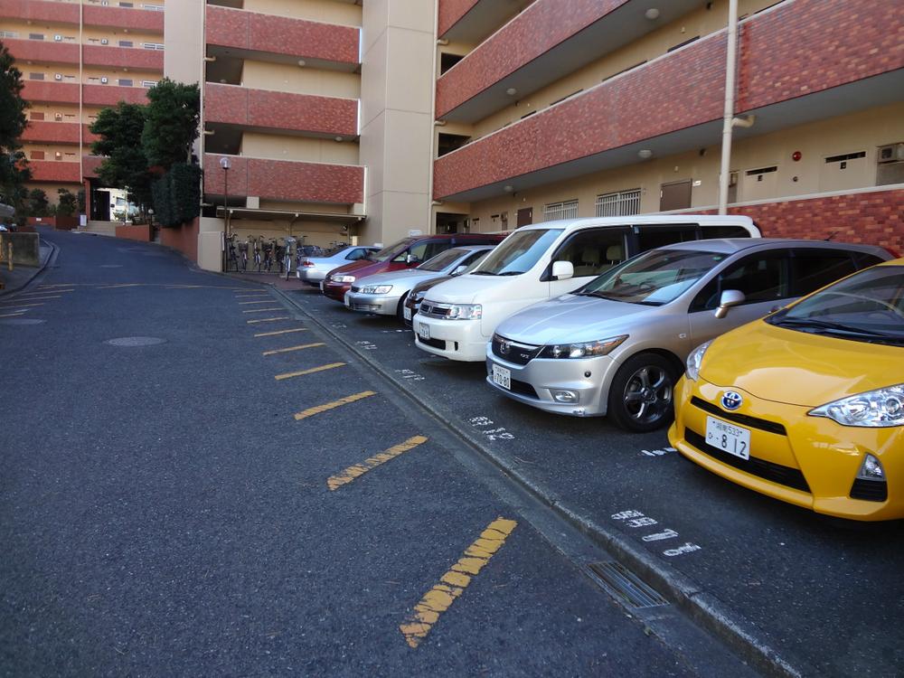 Parking lot. Common areas