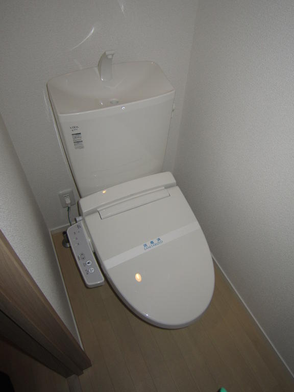 Toilet. Warm water wash with toilet seat