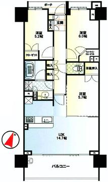 Floor plan. 3LDK, Price 39,900,000 yen, Occupied area 70.85 sq m site (October 2013) Shooting