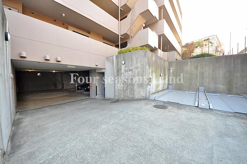 Parking lot. Common areas