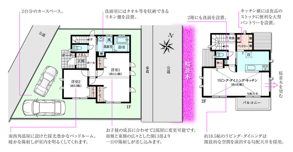 Floor plan. 37,800,000 yen, 3LDK, Land area 111.05 sq m , Building area 88.6 sq m
