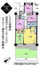 Floor plan. 4LDK, Price 38,900,000 yen, Occupied area 83.01 sq m 16 pledge of greater than LDK is sunny! With floor heating!