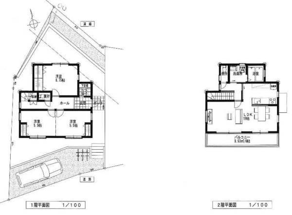 Compartment figure. Land price 16.3 million yen, Land area 139 sq m