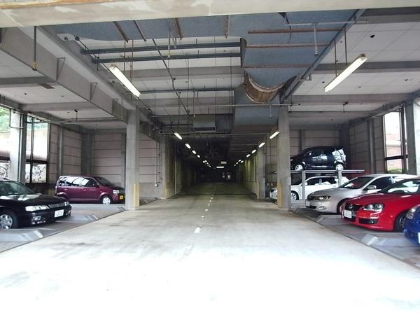 Parking lot. Common areas